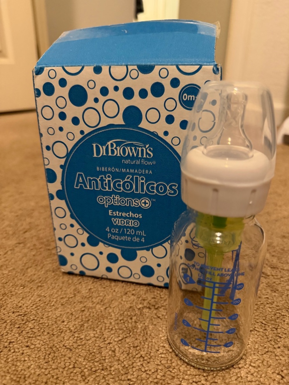 4oz Dr. Brown's Glass Bottles